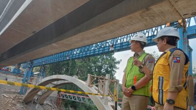 Kabar Baik ! Pembangunan Jembatan Otista Sudah 75 Persen Bakal Dibuka Tanggal Segini 