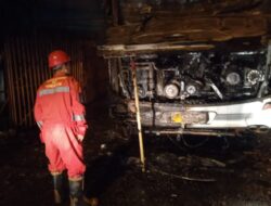 Hendak Jemput Wisatawan, Bus Pariwisata Malah Terbakar 