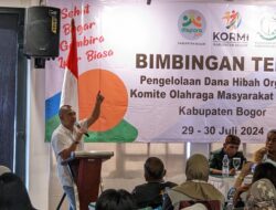 Dapat Dana Hibah, Kormi Bogor Ajak Masyarakat Gembira Lewat Olahraga